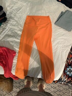 Lululemon Orange leggings